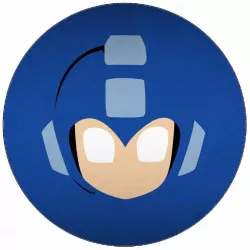 Essbares Papier Mega-Man-Logo 19,5 cm