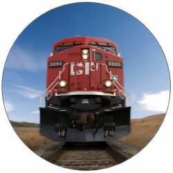 Essbares Papier Diesel-Lokomotive 19,5 cm