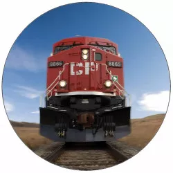 Essbares Papier Diesel-Lokomotive 19,5 cm