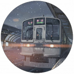 Essbares Papier grauer Zug 19,5 cm