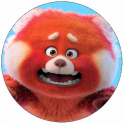 Essbares Papier Verwandlung fliegende Panda 19,5 cm