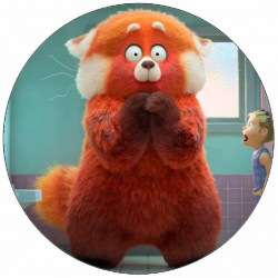 Essbares Papier Verwandlung Mei als Panda 19,5 cm