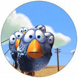 Essbares Vogelfutterblatt 19,5 cm