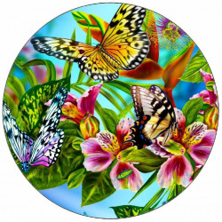 Essbares Papier Schmetterlinge 19,5 cm