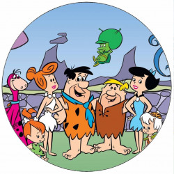 Essbares Papier für die Flintstones 19,5 cm