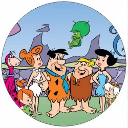 Essbares Papier für die Flintstones 19,5 cm
