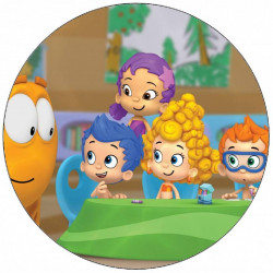 Essbares Papier Bubble Guppies Freunde 19,5 cm