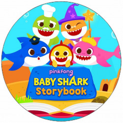 essbares Papier Baby Shark 19,5 cm