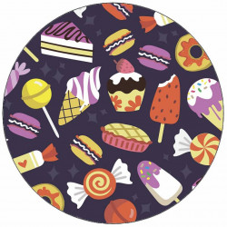 Essbares Papier Muster Schmetterlinge 19,5 cm