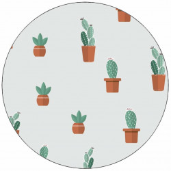 Essbares Papier Muster Kakteen 19,5 cm