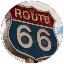Essbares Papier Route 66 Kennzeichnung 19,5 cm