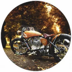 Essbares Papier Harley-Davidson braun 19,5 cm