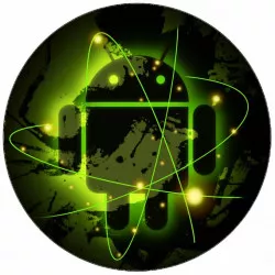 Essbares, leuchtendes Papier Android 19,5 cm