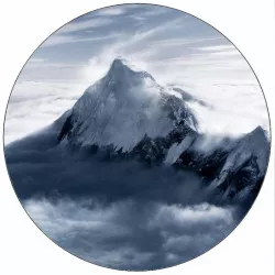 Essbares Papier Oberseite des Mount Everest 19,5 cm
