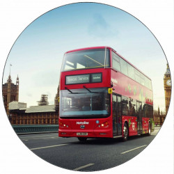 Essbares Papier Double Decker 19,5 cm