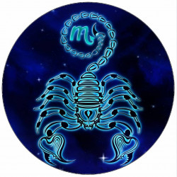 Essbares Papier Sternzeichen Skorpion 19,5 cm