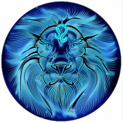 Essbares Papier Signet Löwe 19,5 cm