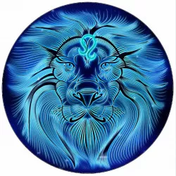 Essbares Papier Signet Löwe 19,5 cm