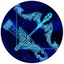 Essbarer Papier Sternzeichen Schütze 19,5 cm