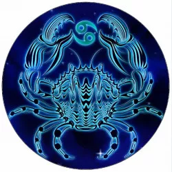 Essbares Papier Signet Krebs 19,5 cm
