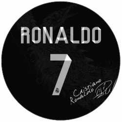 Essbares Papier, Cristiano Ronaldo Unterschrift 19,5 cm