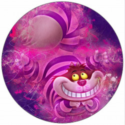 Essbares Papier Alice im Wunderland Kater 19,5 cm