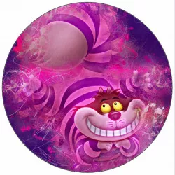 Essbares Papier Alice im Wunderland Kater 19,5 cm
