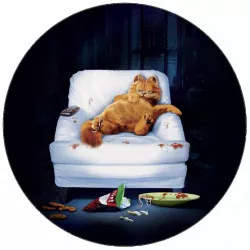 Essbares Papier, fauler Garfield, 19,5 cm