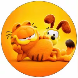 Essbares Papier Garfield und Odie 19,5 cm