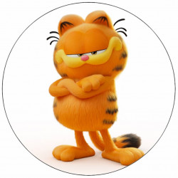 Essbares Katzenpapier Garfield 19,5 cm
