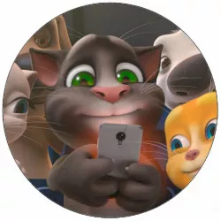Essbares Papier Talking Tom und Freunde 19,5 cm