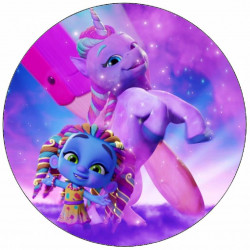 Essbares Papier Super Monster und Einhorn 19,5 cm