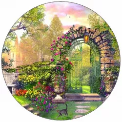 Essbares Papier Gartentor 19,5 cm