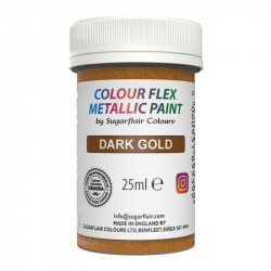 Gellack metallisch dark gold 25 ml