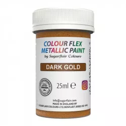 Gellack metallisch dark gold 25 ml