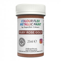 Gellack Metallisch Ruby Rose 25 ml