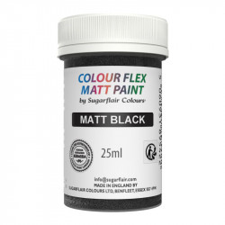 Gele-farbe matt schwarz 25 g