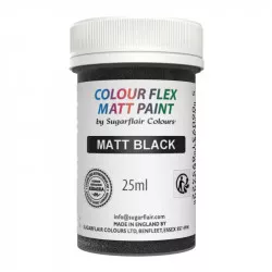 Gele-farbe matt schwarz 25 g