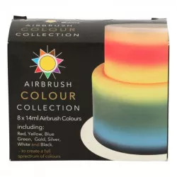 Satz Farben für Airbrush 8x14 ml