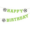Papiergirlande Fußball Happy Birthday 250 x 16,4 cm