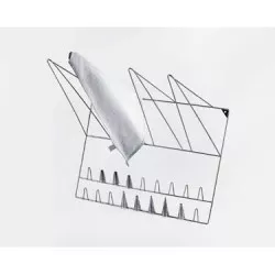 Edelstahl-Sächenhalterung und dekorative Spitzen profi für die Wand