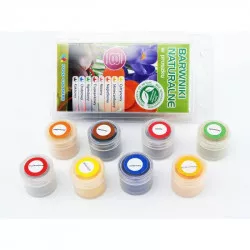 Set natürlicher Staubfarben - 8 Stück