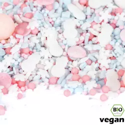 Zuckerdekoration 90 g White flakes