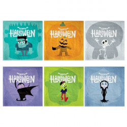 Papier-Servietten Halloween 12er-Set 33x33 cm