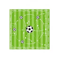 Papierservietten Fußball 10 Stück 33x33 cm