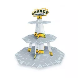 Muffinformenständer Garage für Autos 46x34cm