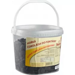 Bitterschokolade für Fondue 58% 2 kg