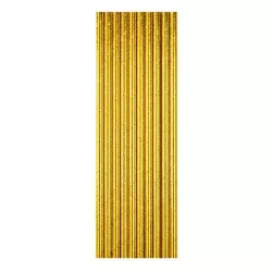 Goldene Strohhalme 10 Stück 20 cm