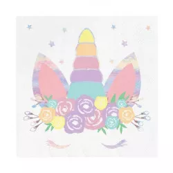 Papírové ubrousky Unicorn 10 ks 16×16 cm