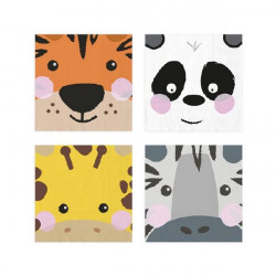 Papierservietten Tierchen 20 Stück 33x33 cm